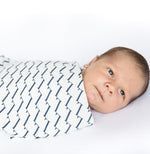 Load image into Gallery viewer, Organic Muslin Swaddle Signature L print
