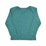 Load image into Gallery viewer, Long Sleeve Teal Stars T-Shirt
