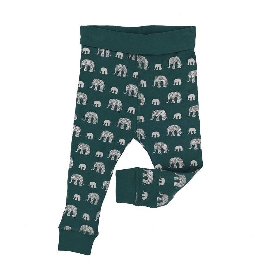 Mortimer Elephant Teal Leggings –