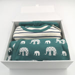Load image into Gallery viewer, Elephant Romper and bodysuit gift set
