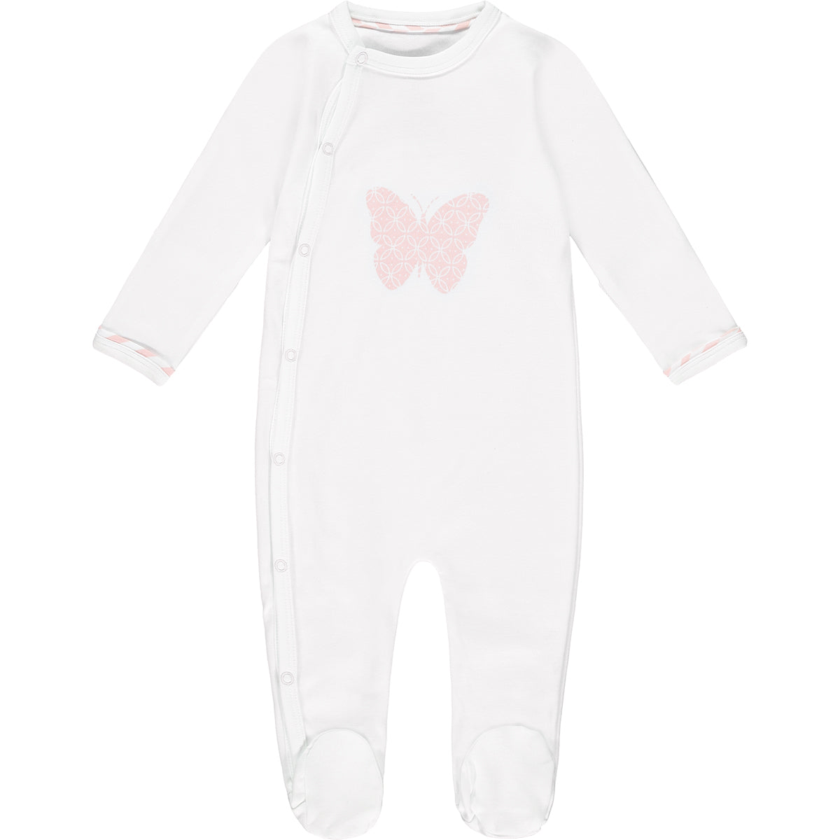 Lily Storytime Romper White & Pink