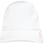 Load image into Gallery viewer, Stripe Hat and Bib Set Pink
